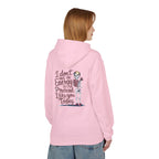Hoodie — “I Don’t Have the Energy to Pretend I Like You Today” Skeleton Graphic