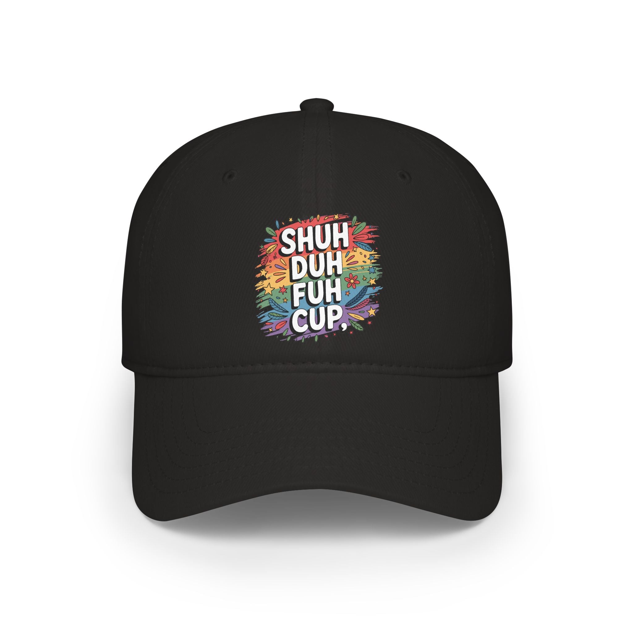 Shuh Duh Fuh Cup Baseball Cap — Funny Colorful Dad Joke Hat