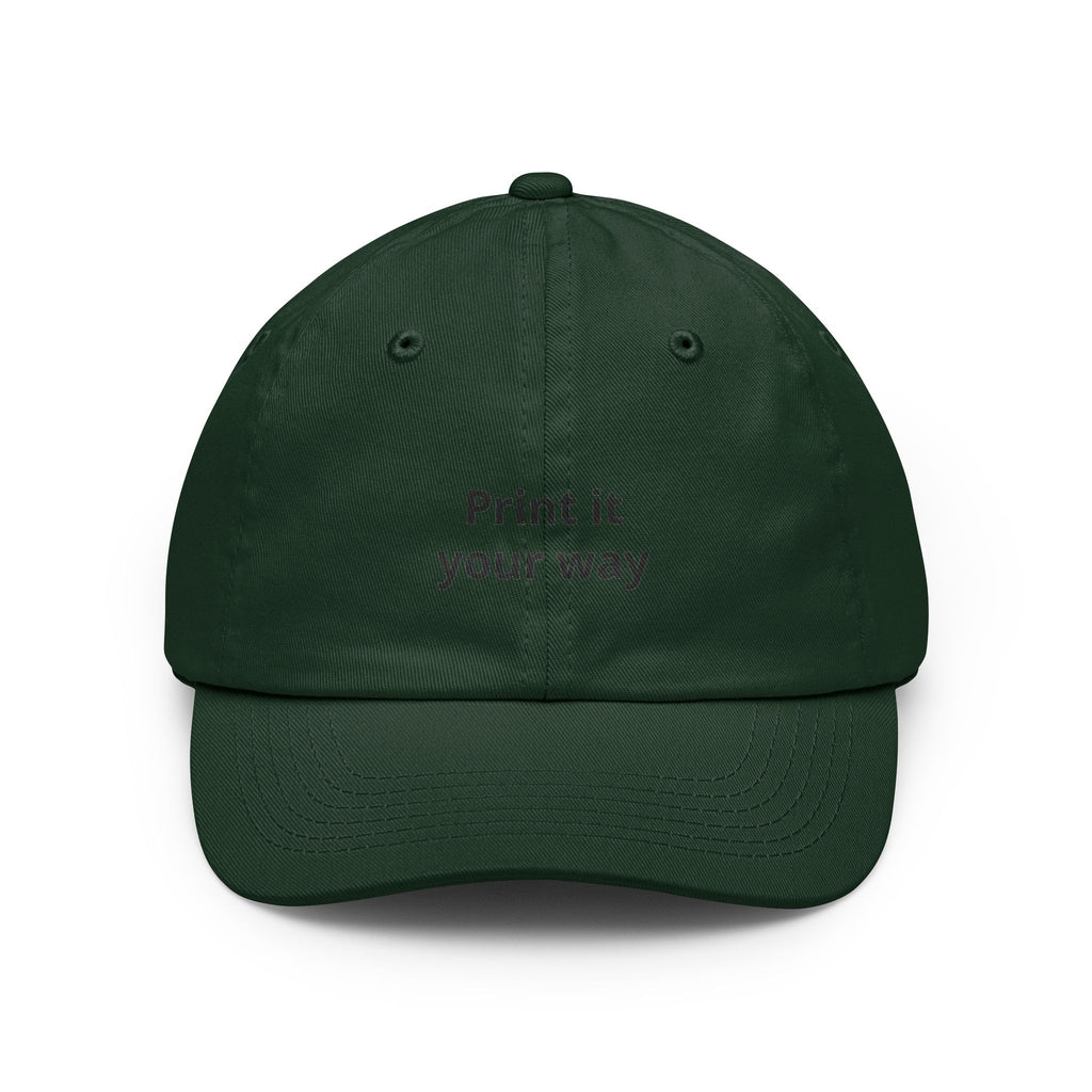 Custom "Print It Your Way" Embroidered Baseball Cap