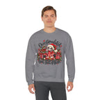 Overstimulated but still festive- Christmas Sweatshirt