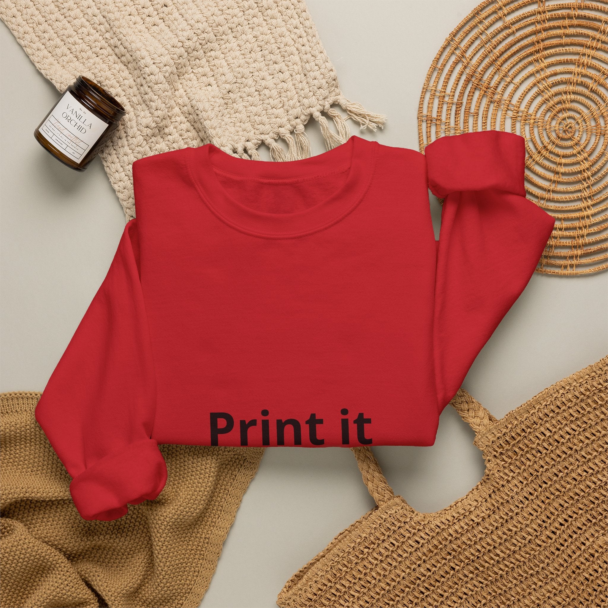 Customizable Crewneck Sweatshirt