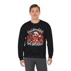 Overstimulated but still festive- Christmas Sweatshirt
