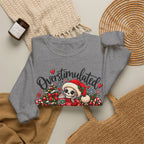 Overstimulated but still festive- Christmas Sweatshirt