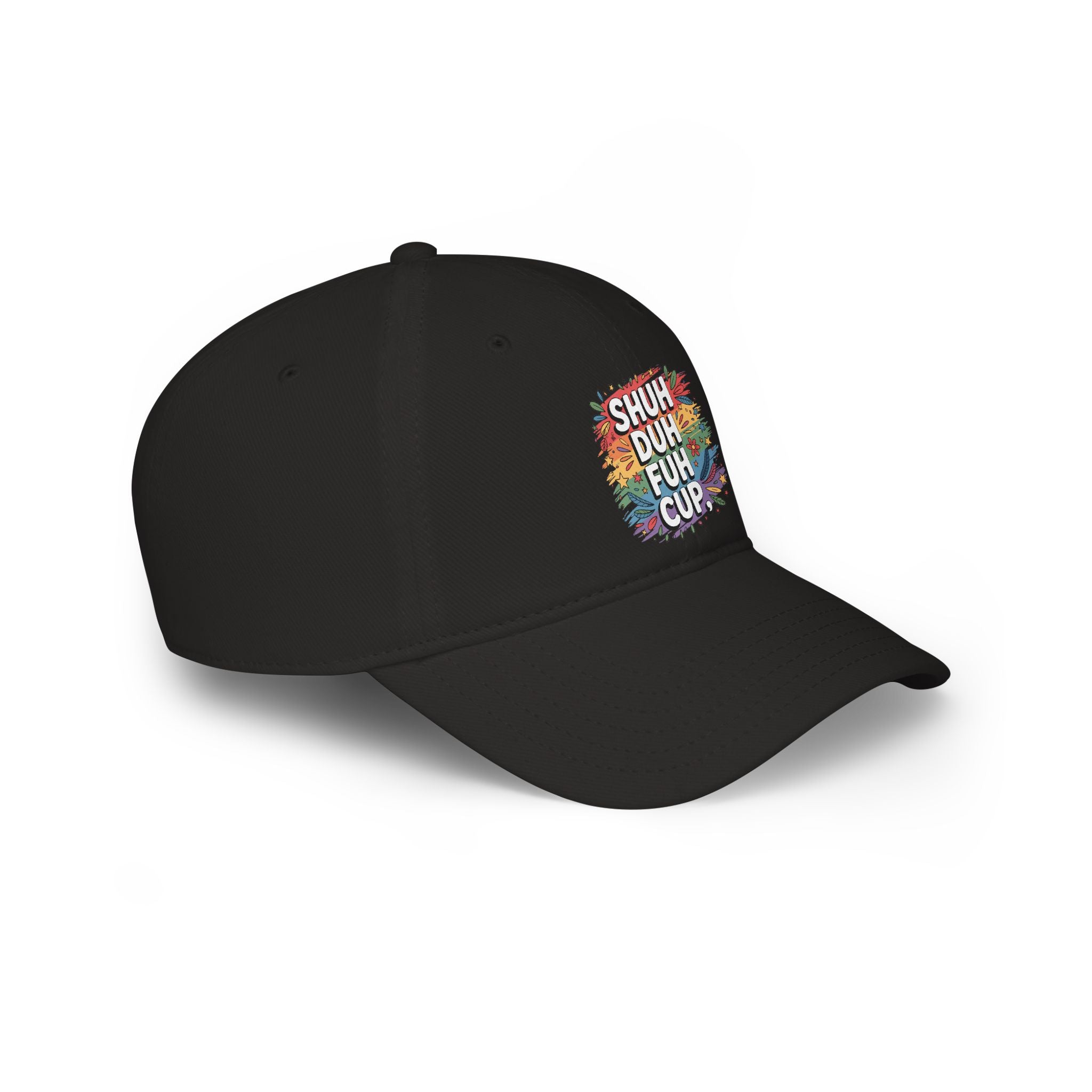 Shuh Duh Fuh Cup Baseball Cap — Funny Colorful Dad Joke Hat