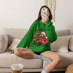 Overstimulated but still festive- Christmas Sweatshirt
