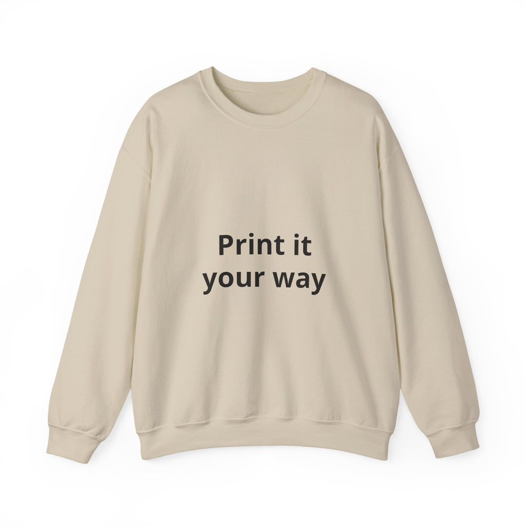Customizable Crewneck Sweatshirt