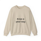 Customizable Crewneck Sweatshirt