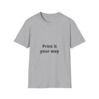 Custom Print T-Shirt — customizable Graphic Tee