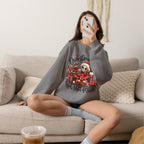 Overstimulated but still festive- Christmas Sweatshirt
