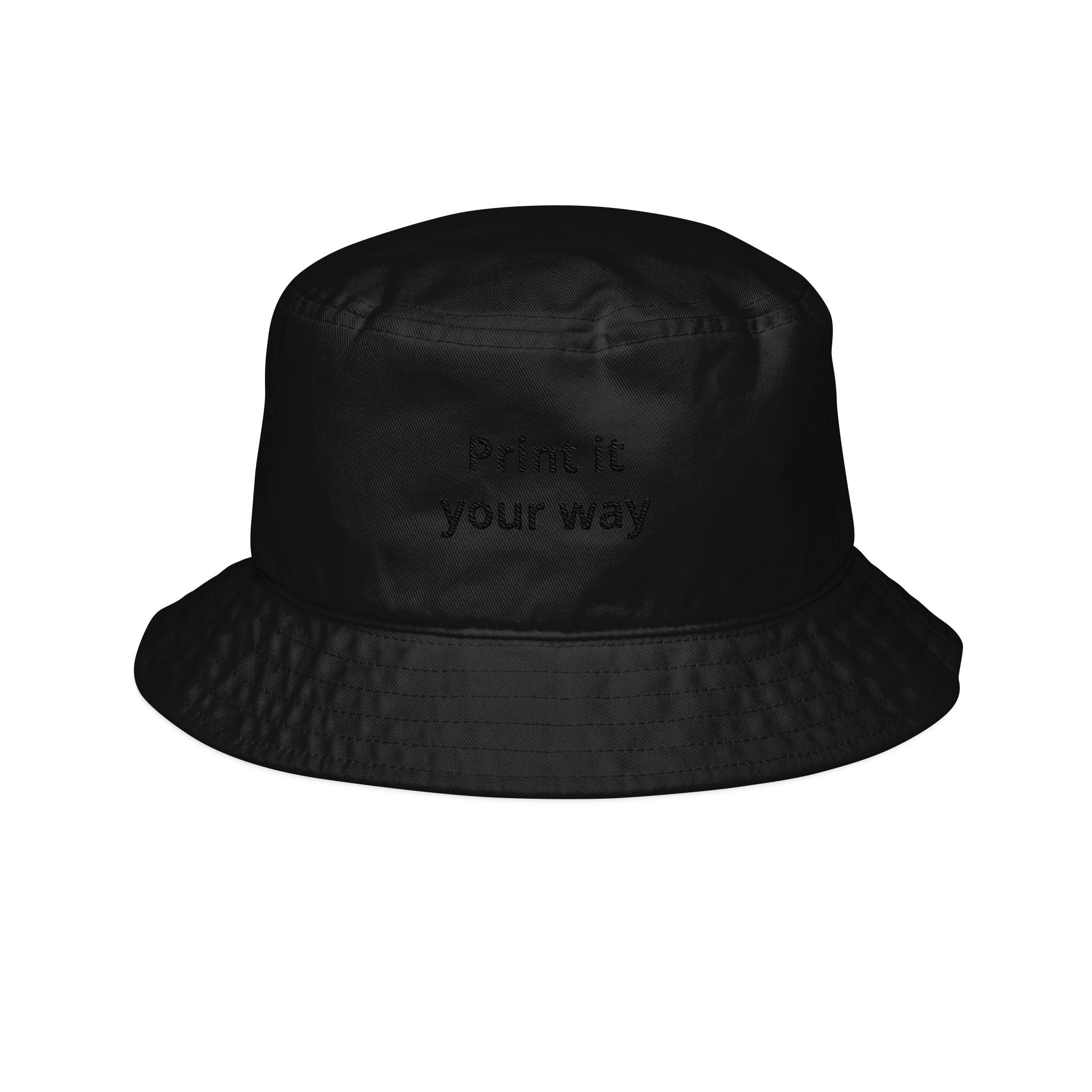 Bucket Hat — "Print it your way" Embroidered Personalized Outdoor Sun Hat