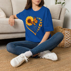 Sunflower T-Shirt — Heart Floral Nature Tee
