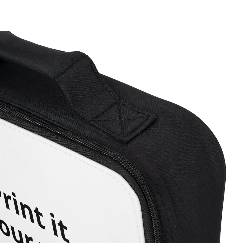 Customizable Lunch Bag — "Print it your way" Insulated Lunch Box