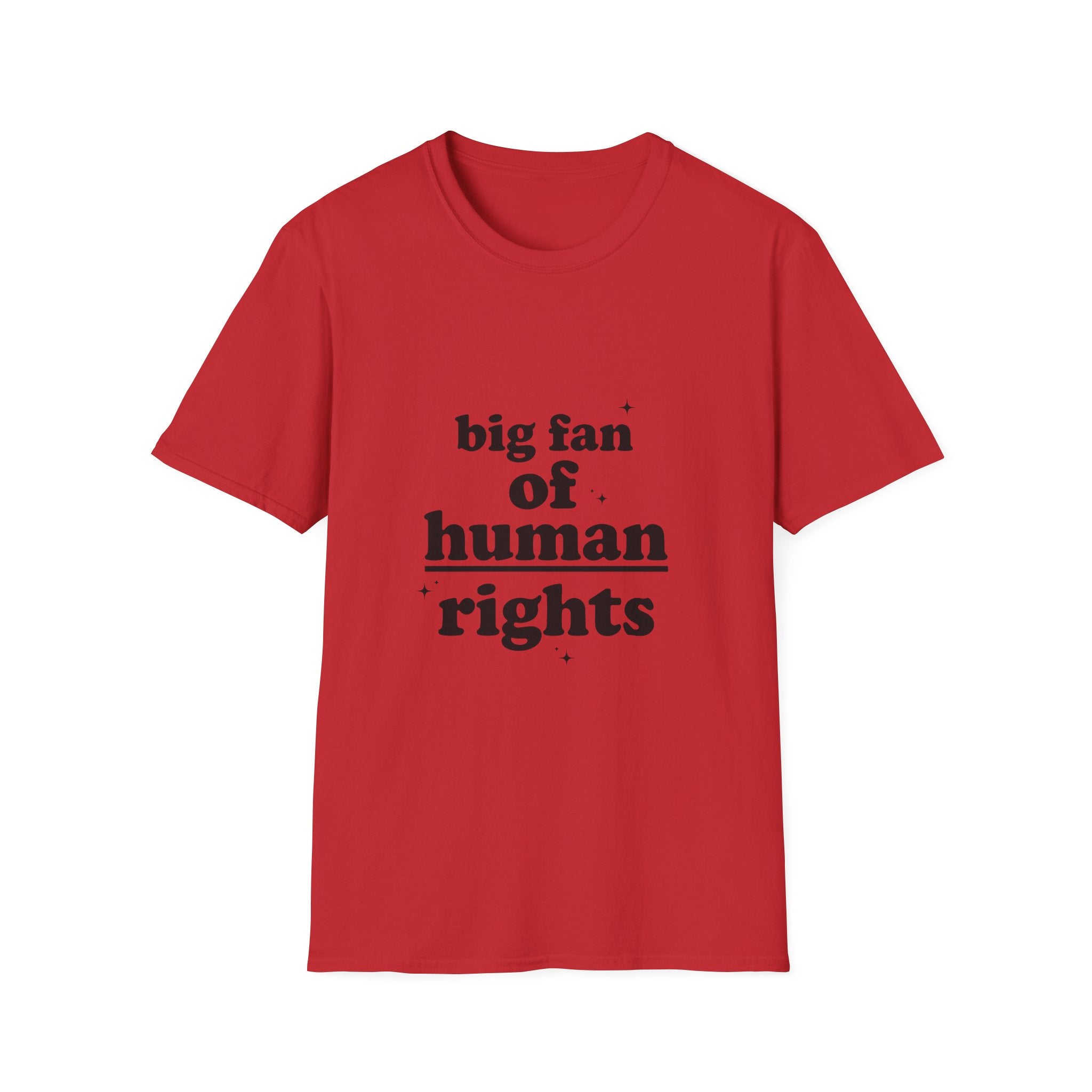 Human Rights T-Shirt — “big fan of human rights” Graphic Tee