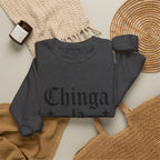 Crewneck Sweatshirt — "Chinga la Migra" Graphic (Back: F**k ICE Hand Illustration)