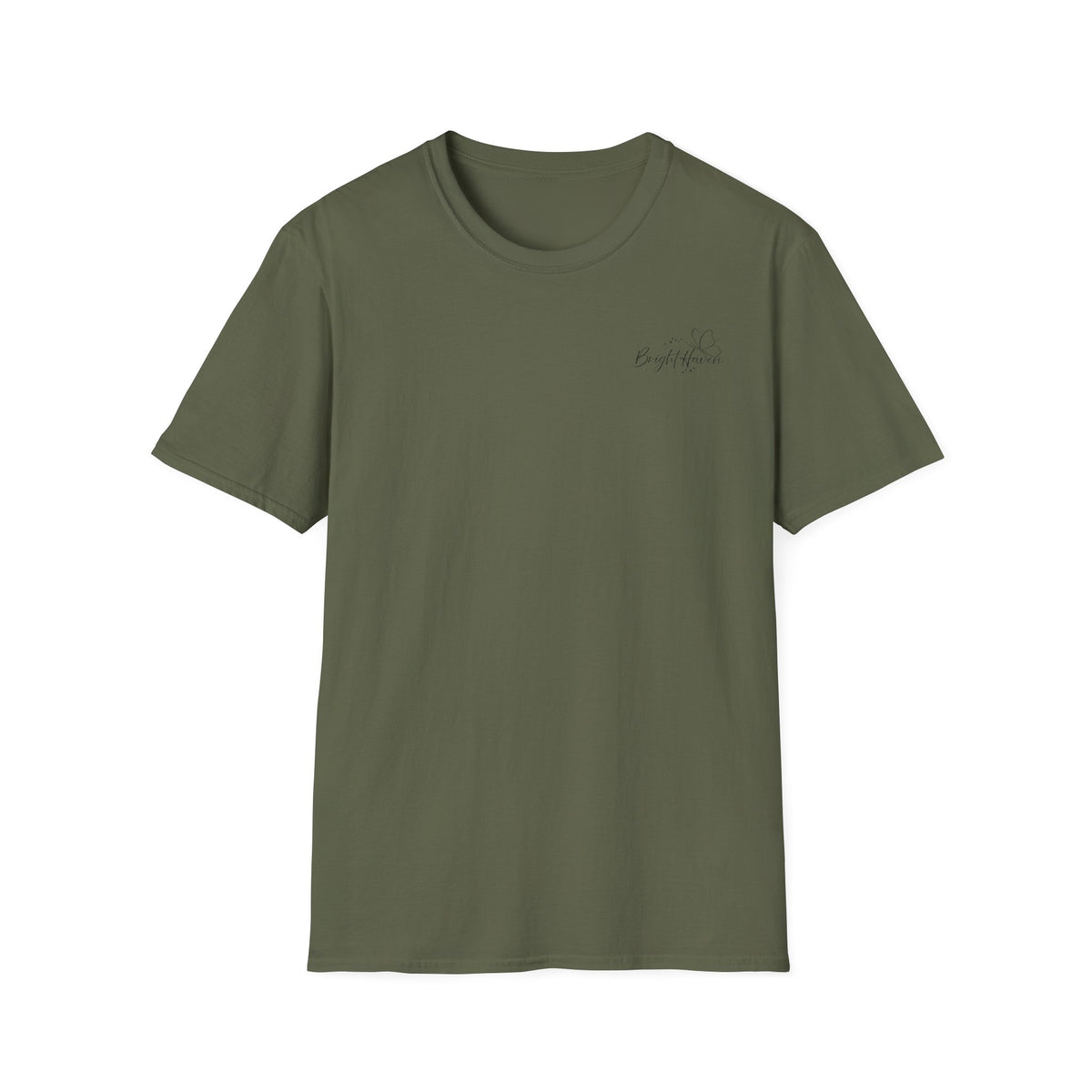 "Overstimulated But Still Festive" Holiday T-Shirt (Back)