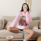 Overstimulated but still festive- Christmas Sweatshirt