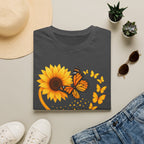 Sunflower T-Shirt — Heart Floral Nature Tee