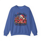 Overstimulated but still festive- Christmas Sweatshirt