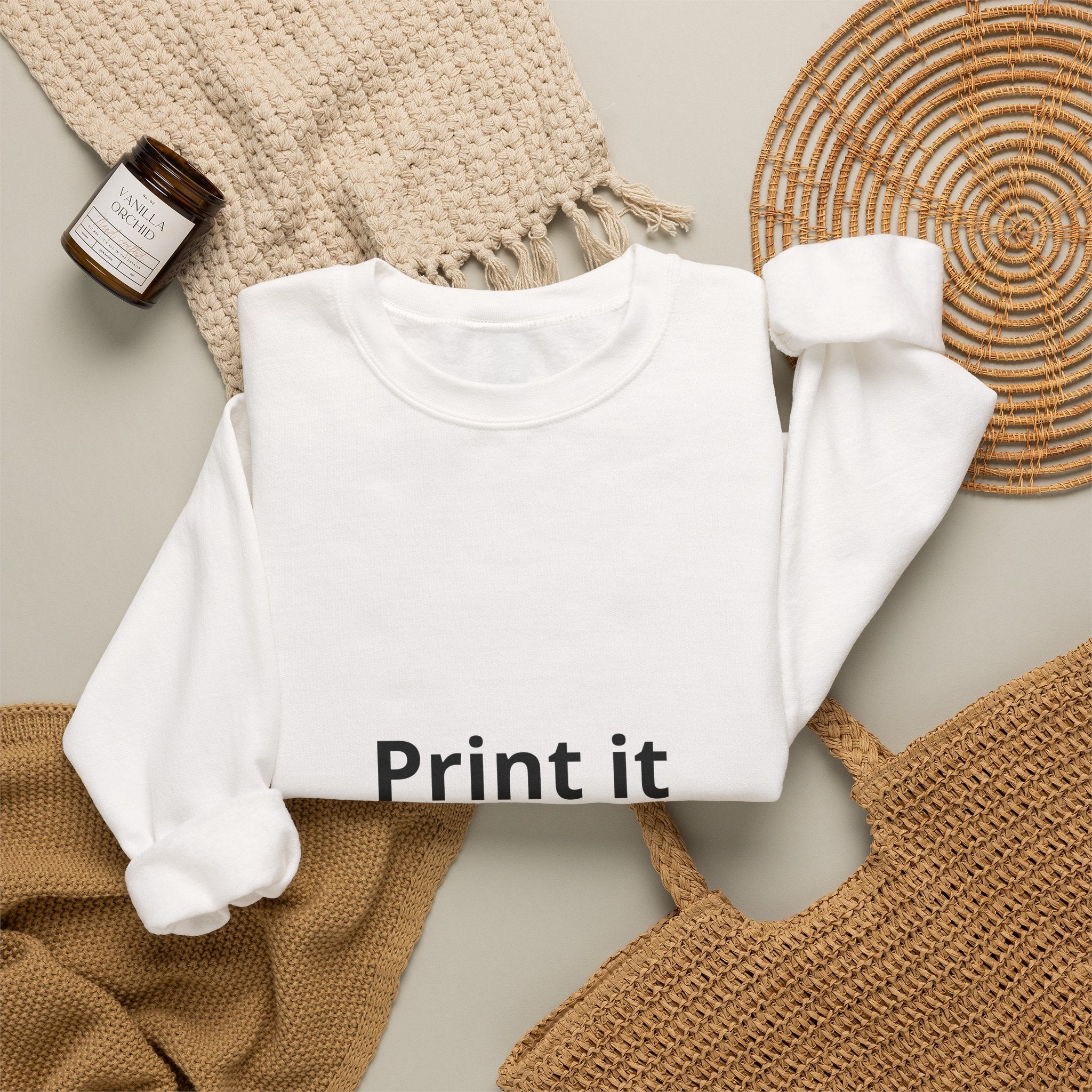 Customizable Crewneck Sweatshirt