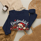 Overstimulated but still festive- Christmas Sweatshirt