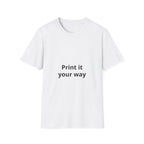 Custom Print T-Shirt — customizable Graphic Tee