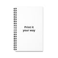 Spiral Journal — "Print it your way" Customizable Notebook