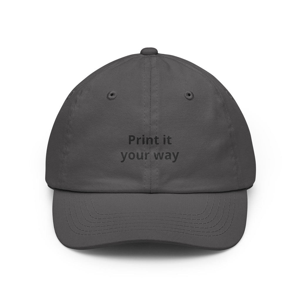 Custom "Print It Your Way" Embroidered Baseball Cap