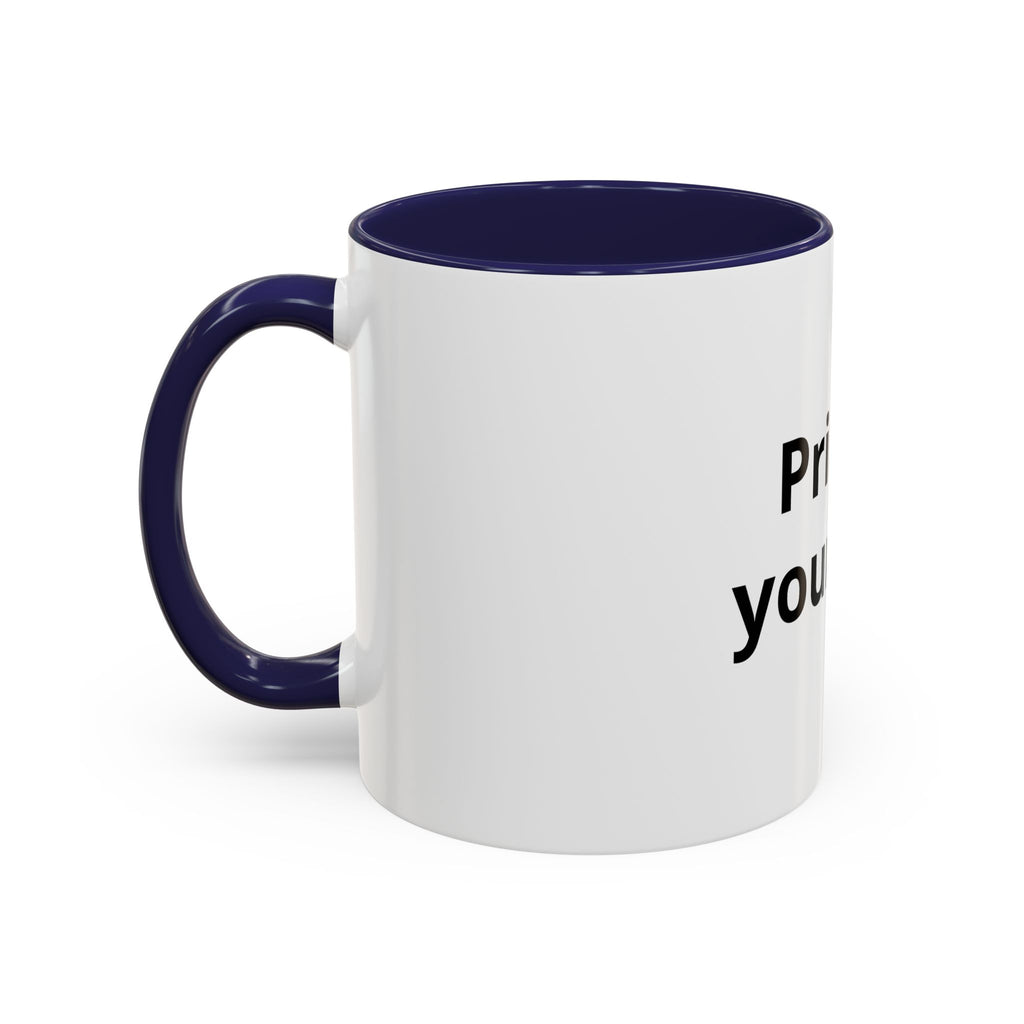 Custom Accent Coffee Mug - 11/15oz