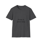 Custom Print T-Shirt — customizable Graphic Tee