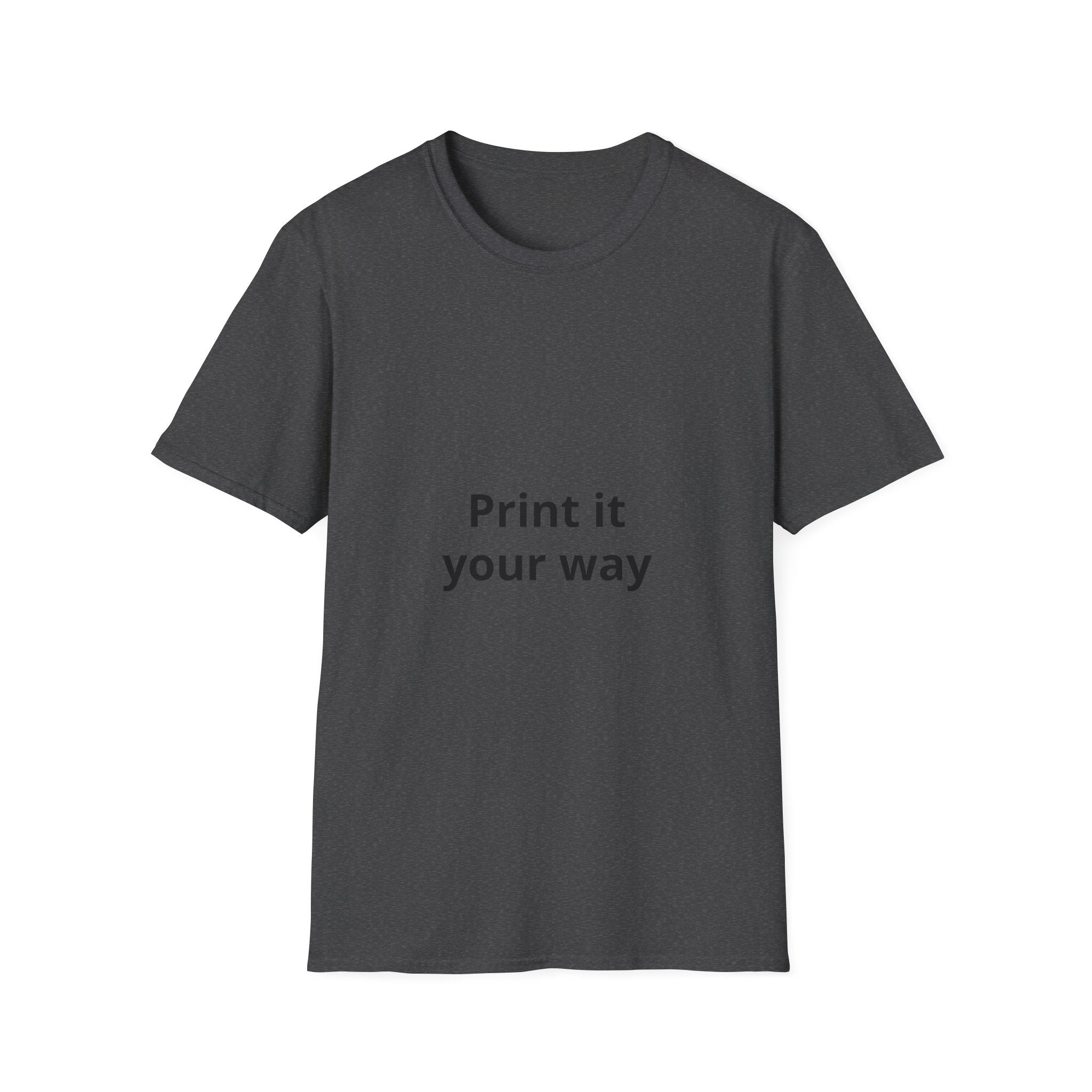 Custom Print T-Shirt — customizable Graphic Tee
