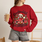 Overstimulated but still festive- Christmas Sweatshirt