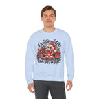 Overstimulated but still festive- Christmas Sweatshirt