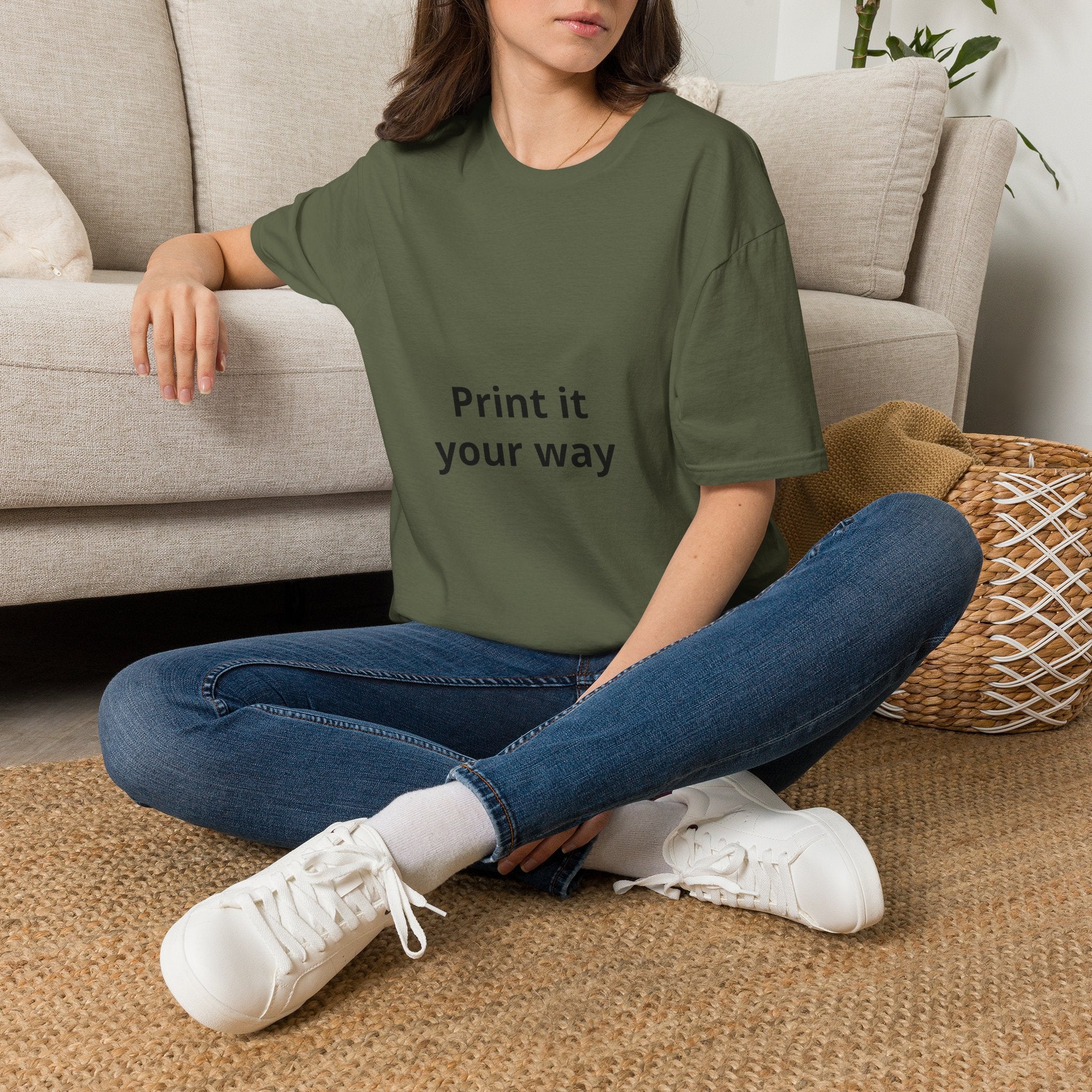 Custom Print T-Shirt — customizable Graphic Tee