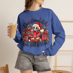 Overstimulated but still festive- Christmas Sweatshirt