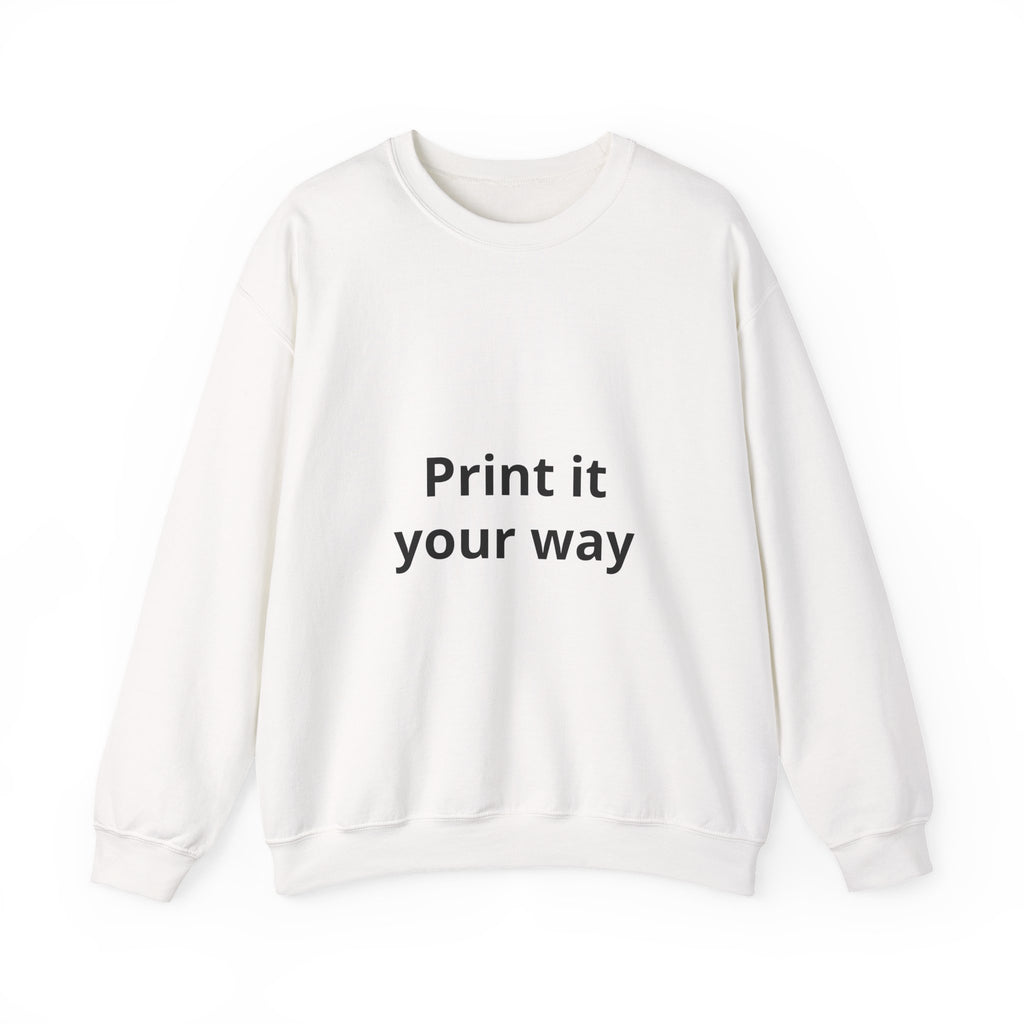 Customizable Crewneck Sweatshirt