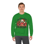 Overstimulated but still festive- Christmas Sweatshirt