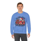Overstimulated but still festive- Christmas Sweatshirt