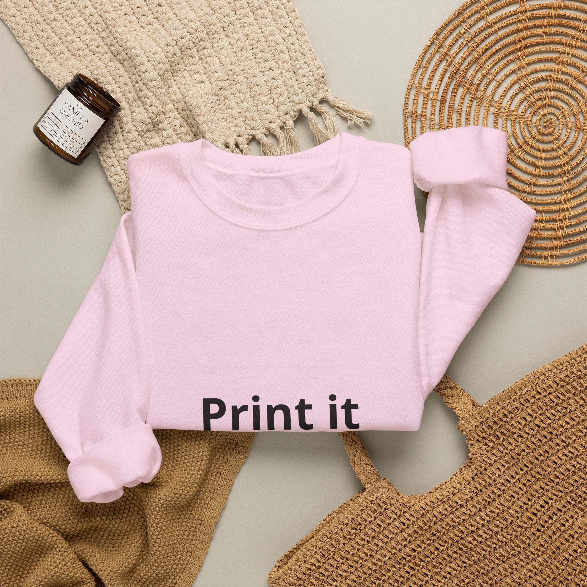 Customizable Crewneck Sweatshirt