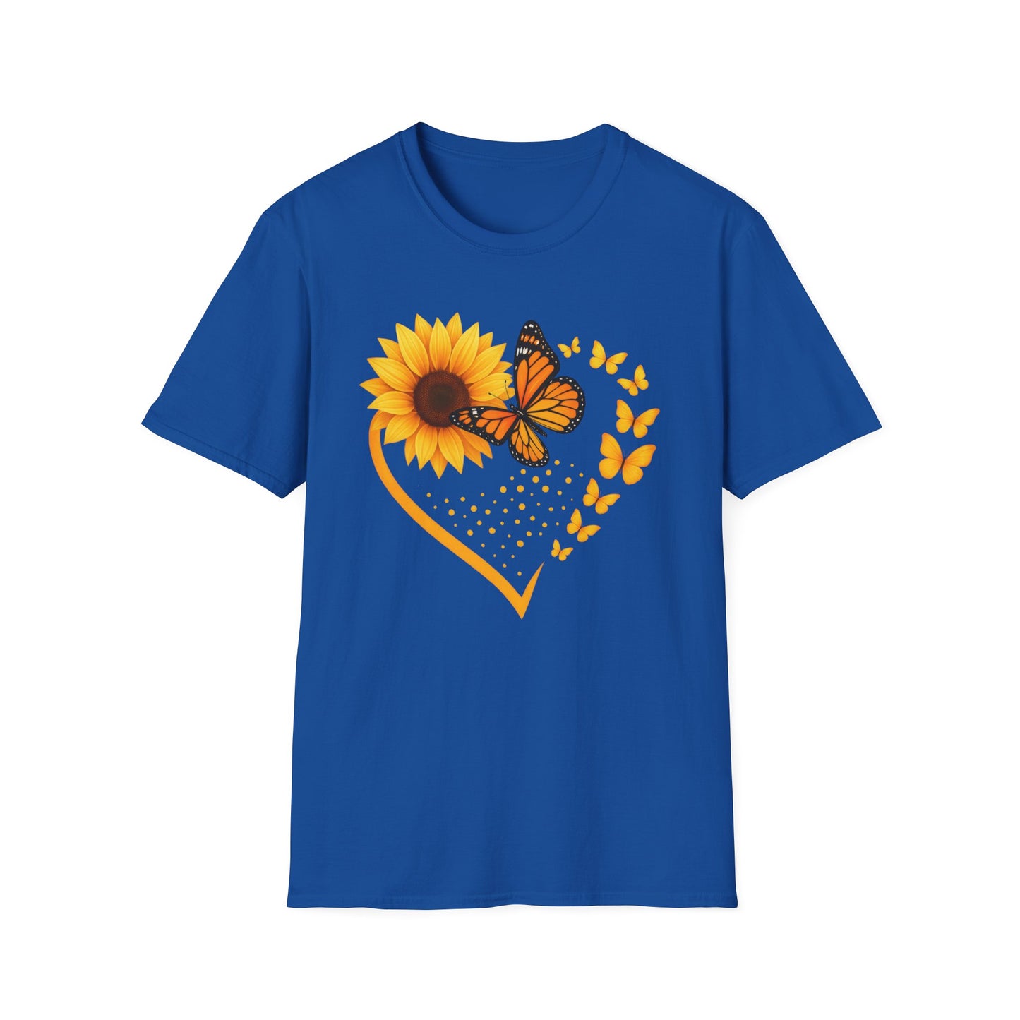 Sunflower T-Shirt — Heart Floral Nature Tee