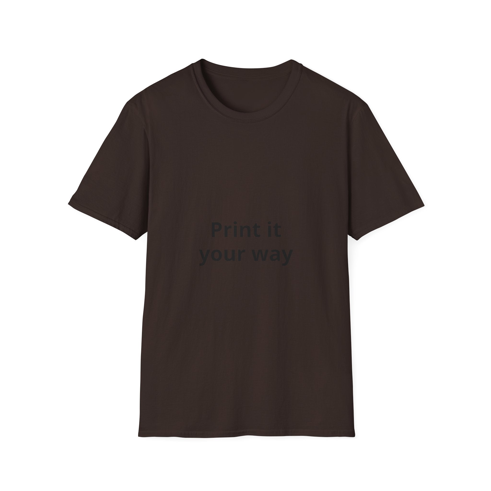 Custom Print T-Shirt — customizable Graphic Tee