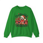Overstimulated but still festive- Christmas Sweatshirt