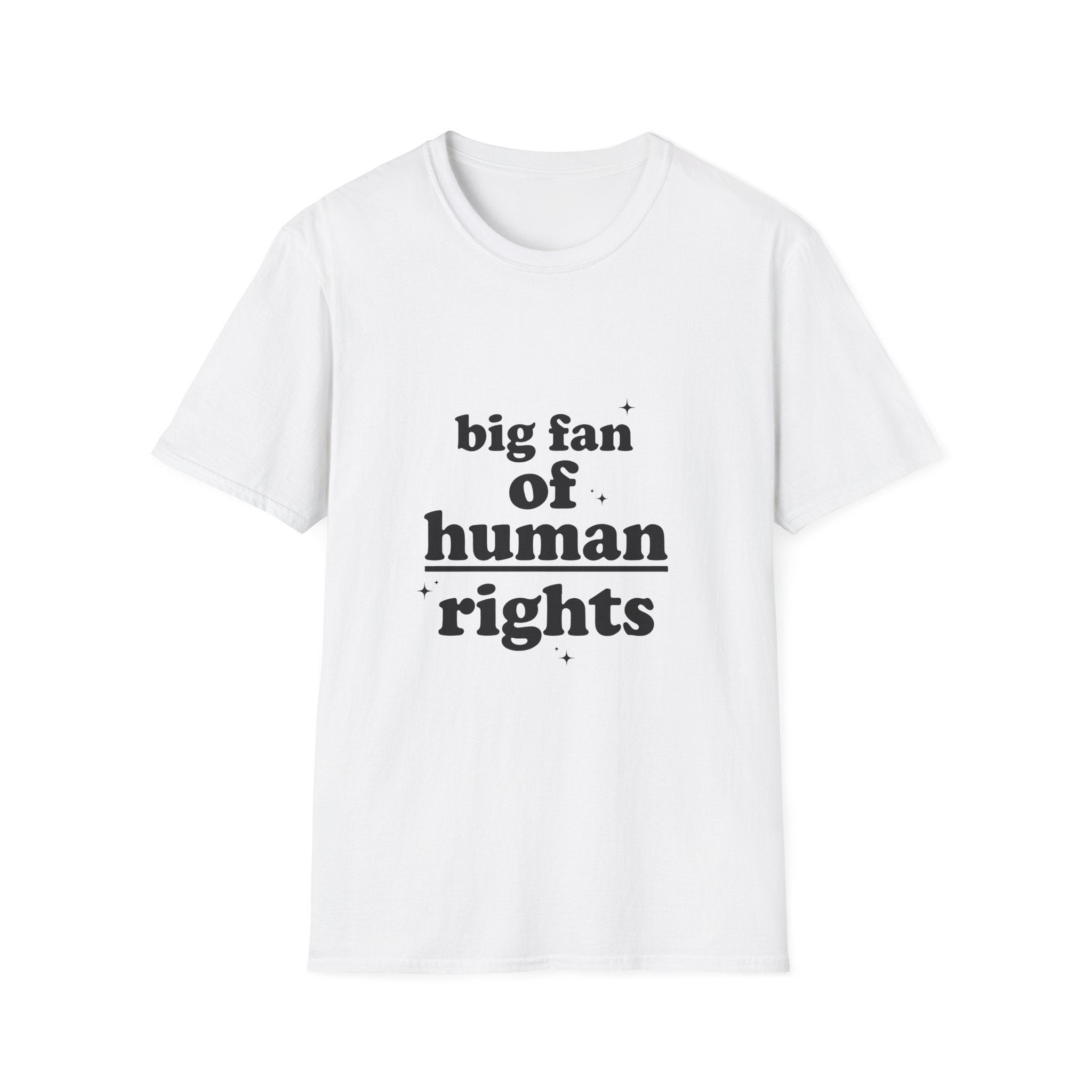 Human Rights T-Shirt — “big fan of human rights” Graphic Tee