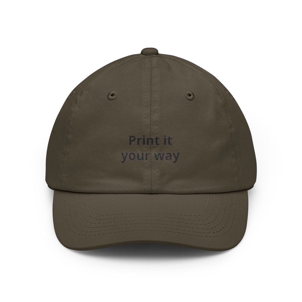 Custom "Print It Your Way" Embroidered Baseball Cap