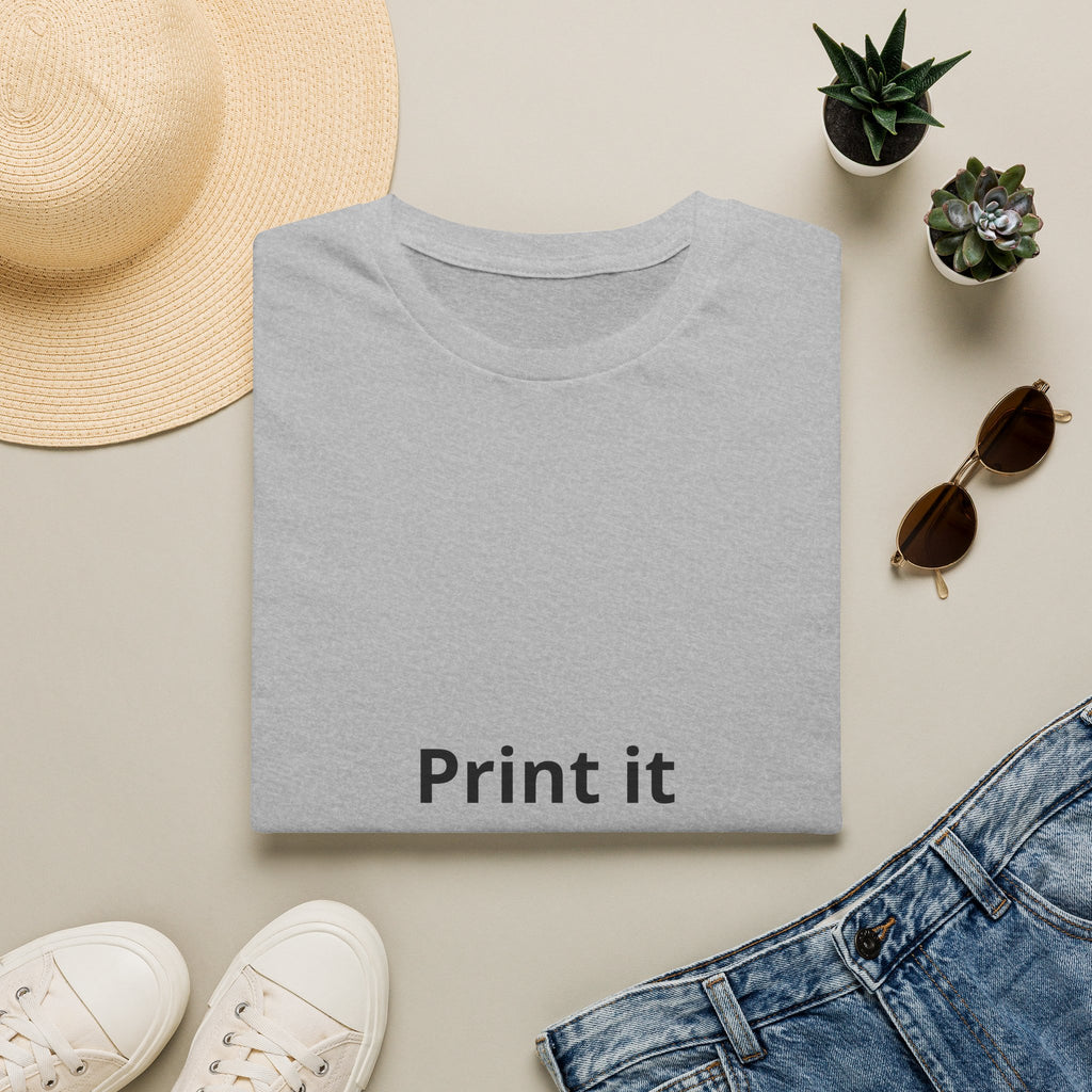 Custom Print T-Shirt — customizable Graphic Tee