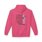 Hoodie — “I Don’t Have the Energy to Pretend I Like You Today” Skeleton Graphic
