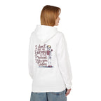 Hoodie — “I Don’t Have the Energy to Pretend I Like You Today” Skeleton Graphic