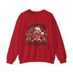 Overstimulated but still festive- Christmas Sweatshirt