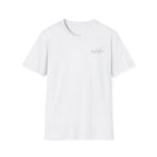 "Overstimulated But Still Festive" Holiday T-Shirt (Back)