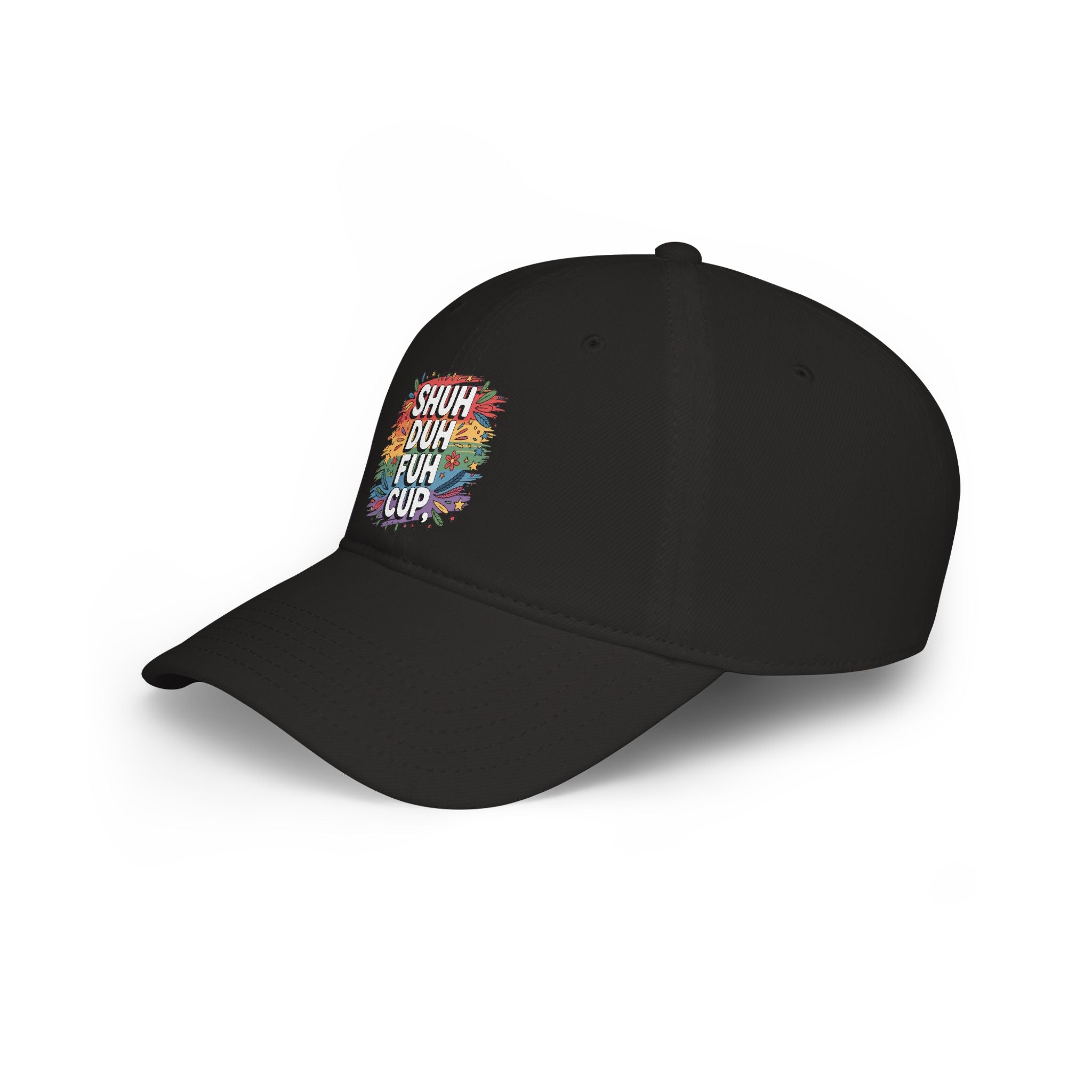 Shuh Duh Fuh Cup Baseball Cap — Funny Colorful Dad Joke Hat