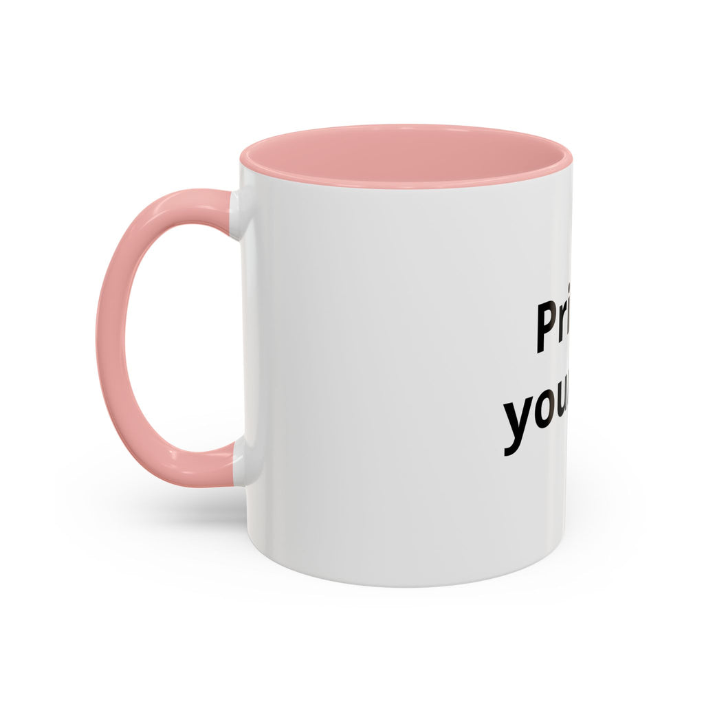 Custom Accent Coffee Mug - 11/15oz